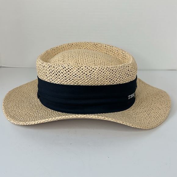 Ahead Authentics Tan The Players Gambler Straw Hat with Black Band Size L/XL - Picture 4 of 7